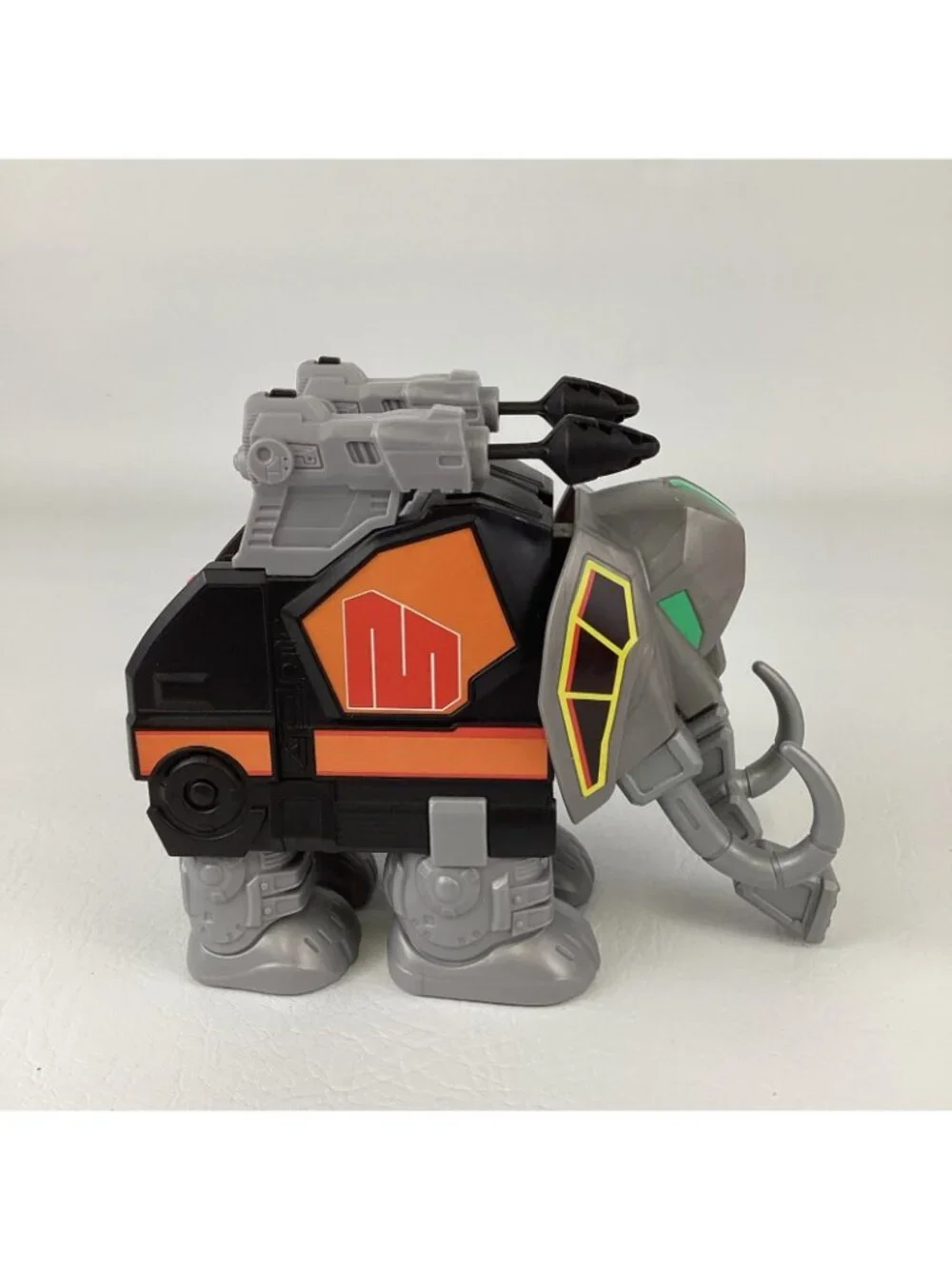 Imaginext Power Rangers Toy Figure Black Ranger Mammoth Figure Toy Fisher Price